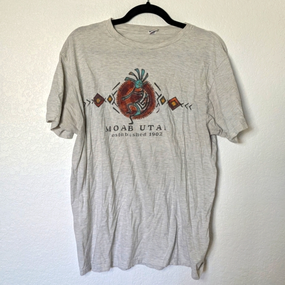 Moab Utah Gray Graphic T-Shirt